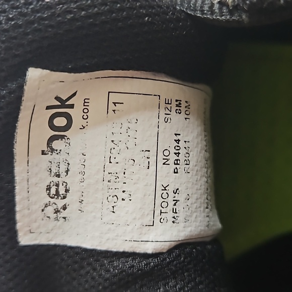 Reebok Alloy Toe Sublite Cushion work Shoe sz unisex W 10 M 8 Black Pre-… - Picture 10 of 11